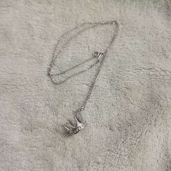 Tiffany & Co. Sterling Silver Crown Necklace - Picture 4 of 7